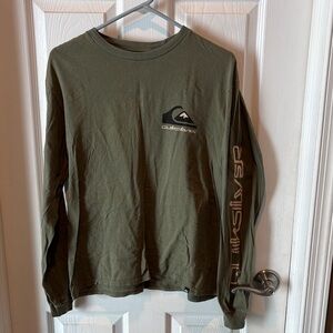 Quiksilver Olive Long Sleeve Tee